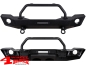 Preview: Front Winch Bumper Steel Black Textured Wrangler JK year 07-18