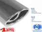 Preview: Stainless Steel Muffler Double Tailpipe Grand Cherokee 01-04 2,7 + 4,7 L