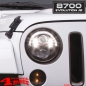 Preview: LED Scheinwerfer Carbon 8700 Evolution J2 Serie Wrangler JK 07-18