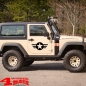 Preview: Aufkleber Paar schwarz Star and Stripes JK JL JT 07-24
