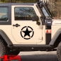 Preview: Decal Pair Black Star Wrangler JK JL JT year 07-24