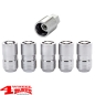 Preview: Felgenschloss Satz 5-teilig inkl. Reserverad Stahl Chrom M14x1,5