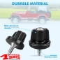Preview: Windshield Knob Pair Black Jeep CJ + Wrangler YJ year 72-95