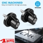 Preview: Windshield Knob Pair Black Jeep CJ + Wrangler YJ year 72-95