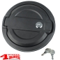 Preview: Gas Hatch Cover Locking Black Wrangler JL year 18-24