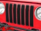 Preview: Kühlergrilleinsätze schwarz ABS Wrangler TJ Bj. 97-06