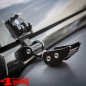 Preview: Motorhaubenverschluss Haken Set matt Wrangler JK Bj. 07-18
