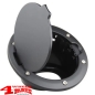Preview: Gas Hatch Cover Aluminum Black Wrangler JK year 07-18