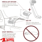 Preview: Safari Snorkel High Mount Kit JL JT 18-24 2,2 L CRD + 3,6 + 2,0 L