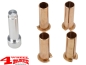 Preview: Door Hinge Insert Set Copper Jeep CJ + Wrangler YJ TJ year 76-06