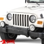 Preview: Headlight Trim Bezels in Black Wrangler TJ year 97-06