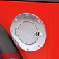 Preview: Tankklappe abschließbar Aluminium gebürstet Wrangler TJ 97-06