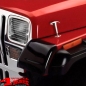 Preview: Lampenschutzgitter Edelstahl Set 6-teilig Wrangler YJ Bj. 87-95
