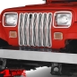 Preview: Lampenschutzgitter Edelstahl Set 6-teilig Wrangler YJ Bj. 87-95