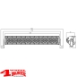 Preview: LED Light Bar Headlamp 20" (50,8 cm) 108 Watt for 12 or 24 Volt