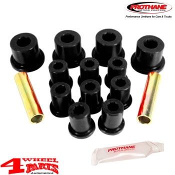 Blattfederbuchsen Set PU schwarz hinten CJ Bj. 76-86