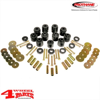 Karosserieauflagegummi + Body Lift Kit +25mm PU schwarz CJ 76-79
