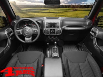 Graue Türnetzblenden Set 2-teilig hinten Wrangler JK 11-18