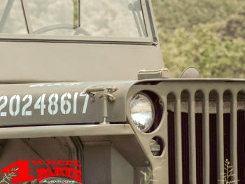 Windshield Hood Catch Black Willys MB + GPW year 41-45