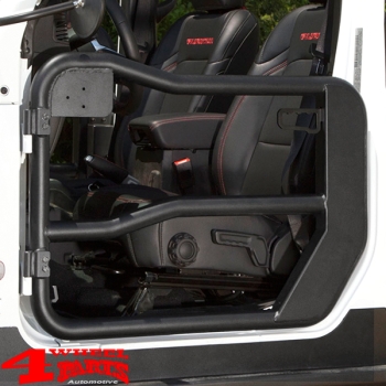 Fortis Tube Doors schwarz vorne Wrangler JL JT Bj. 18-24 2- + 4-Türer