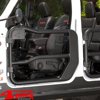 Fortis Tube Doors schwarz vorne Wrangler JL JT Bj. 18-24 2- + 4-Türer
