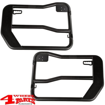Fortis Tube Doors schwarz vorne Wrangler JL JT Bj. 18-24 2- + 4-Türer