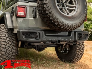 Rear Bumper Spartacus Steel Black Jeep Wrangler JL year 18-24