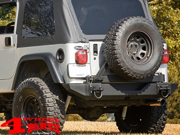 Reserveradhalter für XHD Bumper CJ + Wrangler Bj. 76-06