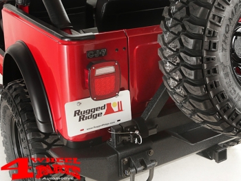 Reserveradhalter für XHD Bumper CJ + Wrangler Bj. 76-06