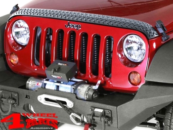 Body Hood Guard in Black Body Armor Wrangler JK year 07-18