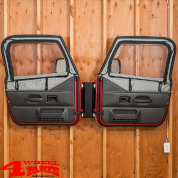 Wandhalter für die Stahltüren CJ + Wrangler YJ TJ JK JL JT 76-24