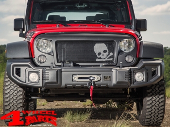 Kühlergrilleinsatz Spartan "Totenkopf" Wrangler JK Bj. 07-18