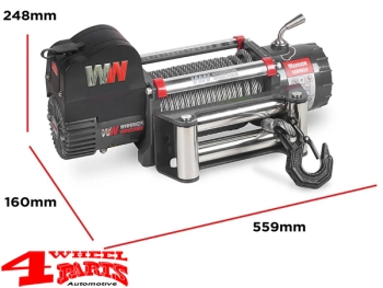 Seilwinde Warrior Samurai 120VS12 5443kg 12000lb 12V mit Stahlseil