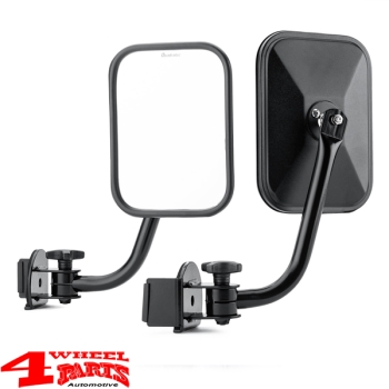 Mirror Set Black Satin Rectangular JL JT 18-24