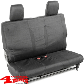 Seat Cover Rear Black Ballistic Wrangler JK 07-10 2-doors