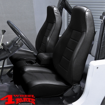Comfort Seat Black Crush CJ + Wrangler YJ TJ year 76-02
