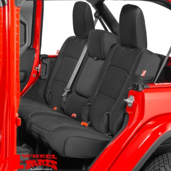 Seat Cover Set Neoprene Black Wrangler JL year 18-24 4-doors