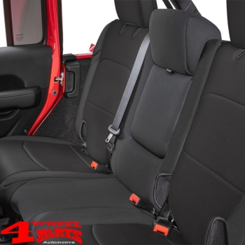 Seat Cover Set Neoprene Black Wrangler JL year 18-24 4-doors