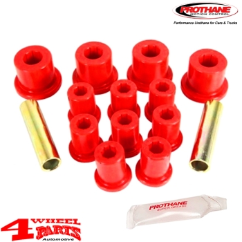 Leaf Spring Shackle Bushing Kit Rear PU Red CJ year 76-86