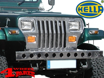 Scheinwerfer Einsatz H4 Wrangler YJ 87-95 EU Modell mit LWR