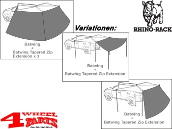 Rhino Rack Seitenteil für Batwing, Sunseeker III Markise 2,5m