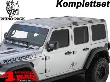 Dachträger Rhino Rack Montagekit + Vortex Bars JL 18-23 4-Türer