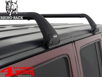 Overhead Roof Rack Bars Rhino Rack Wrangler JK JL 07-23 4-doors