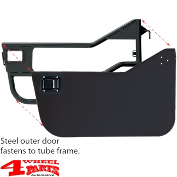 Element Doors Türblätter Bestop CJ + Wrangler YJ TJ 76-06