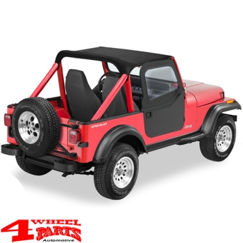 Steckfenster Element Doors Black Denim CJ + Wrangler YJ 76-95