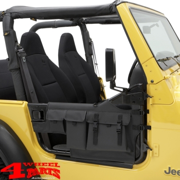 Element Doors Storage Bags Black Demim CJ + Wrangler YJ TJ 76-06