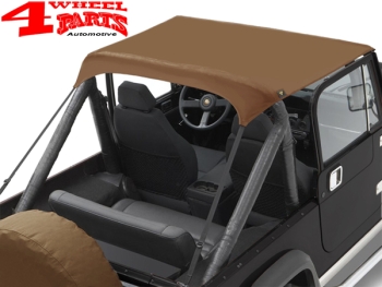 Bikini Top Traditional Tan Denim Bestop CJ7 + Wrangler YJ 76-91