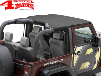 Header Bikini Top Black Diamond Wrangler JK Bj. 10-18 2-Türer
