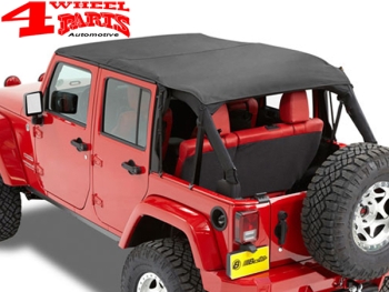 Safari Bikini Top Cable Style Black Diamond Bestop Jeep Wrangler