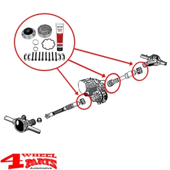 Propeller Shaft Repair Kit Front or Rear Wrangler JK year 07-18